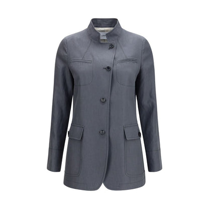 Gray Linen Coat