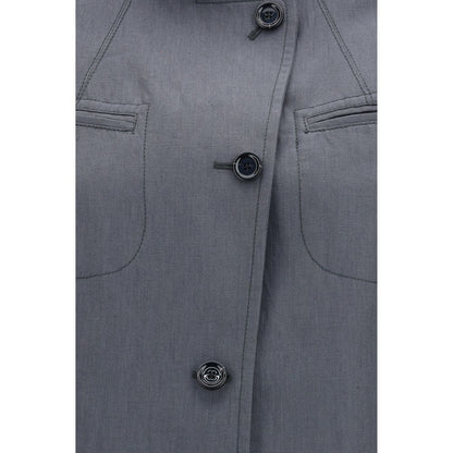 Gray Linen Coat
