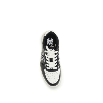 Black Calf Leather Bos Taurus Low Top Sneakers