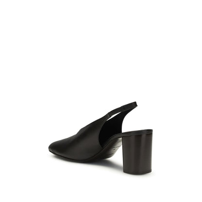 Brown Calf Leather Bos Taurus Platform Pumps