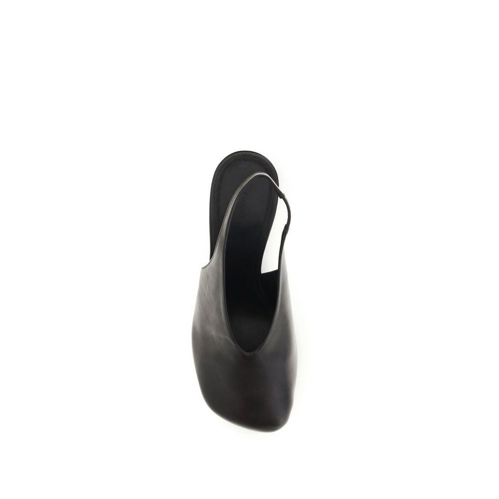 Brown Calf Leather Bos Taurus Platform Pumps