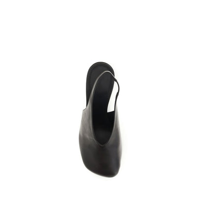 Brown Calf Leather Bos Taurus Platform Pumps