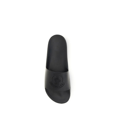 Black Rubber Slippers