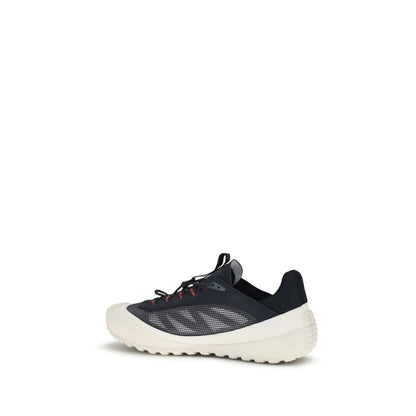 Blue Polyamide Athletic Sneakers