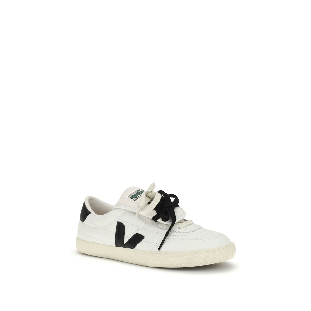 White Calf Leather Bos Taurus Athletic Sneakers