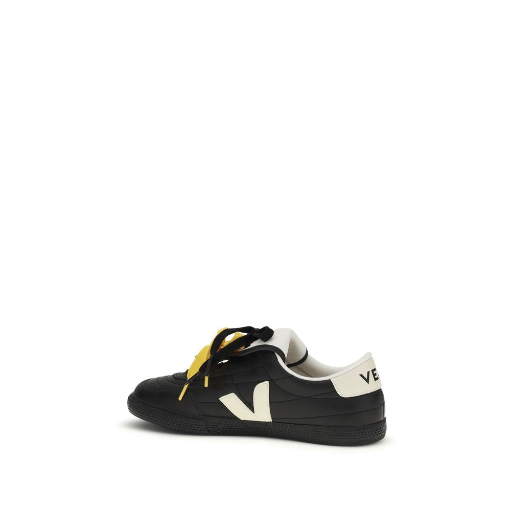 Black Calf Leather Bos Taurus Low Top Sneakers