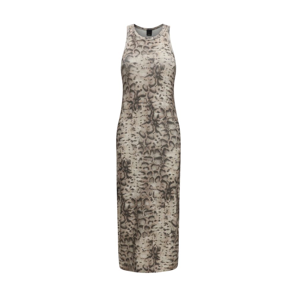Beige Cotton Casual Dress