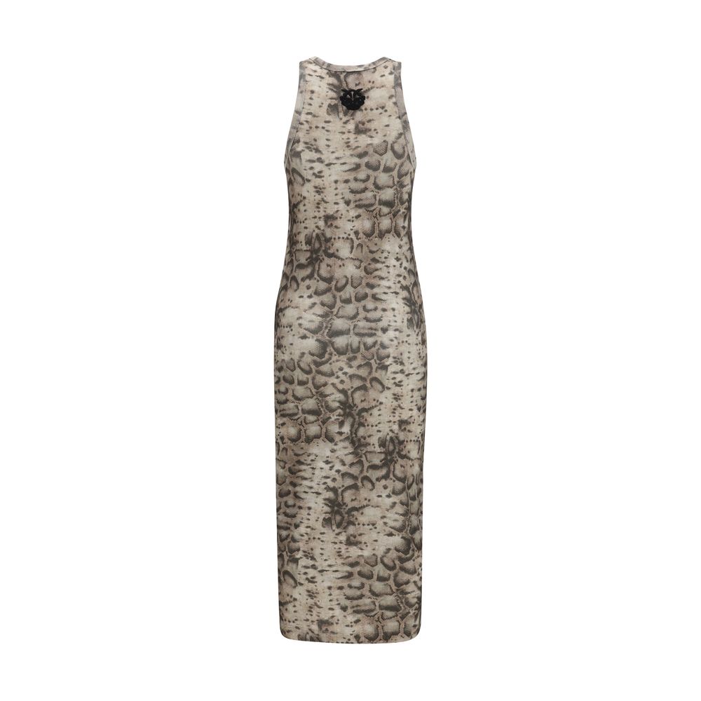 Beige Cotton Casual Dress