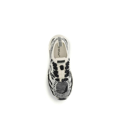 Multicolor Polyethylene Athletic Sneakers