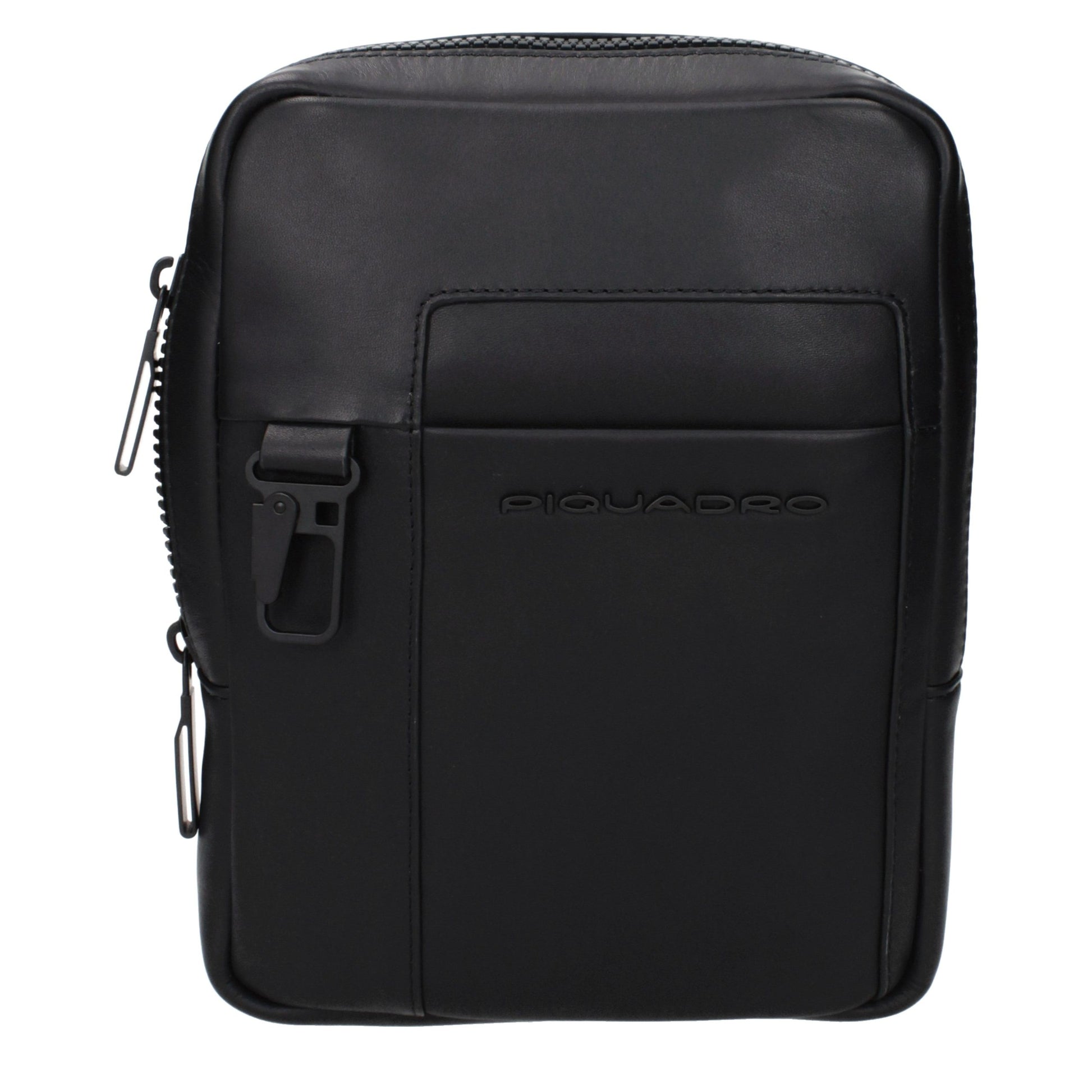 Black Leather Crossbody Bag