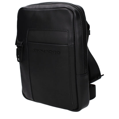 Black Leather Crossbody Bag