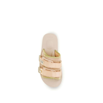 Multicolor Polyester Strap-On Sandals