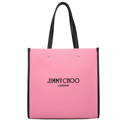Pink Fabric Shoulder Bag