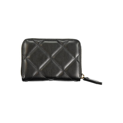 Nero Poliuretano Women Wallet