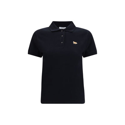 Black Cotton Polo Shirt