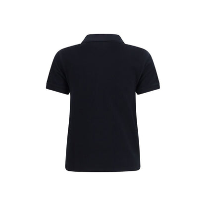 Black Cotton Polo Shirt