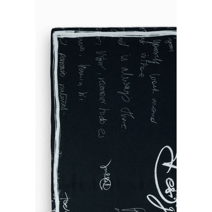 Black Viscose Scarf
