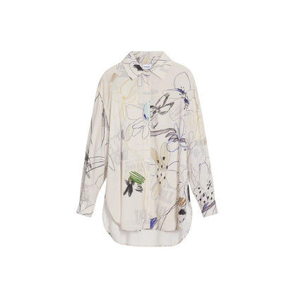 Beige Viscose Blouse