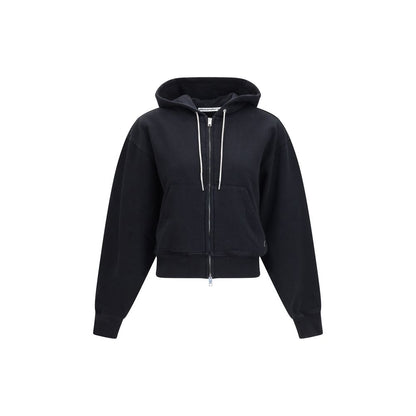Black Cotton Sweatshirt