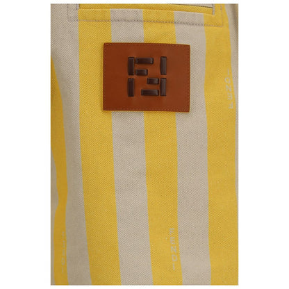 Bicolor Cotton Bermuda Shorts