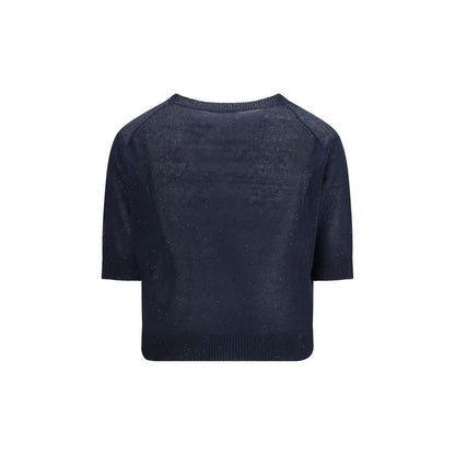 Blue Cotton Sweatshirt