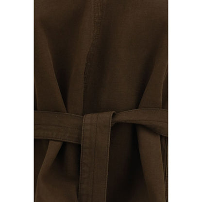 Brown Cotton Blouse