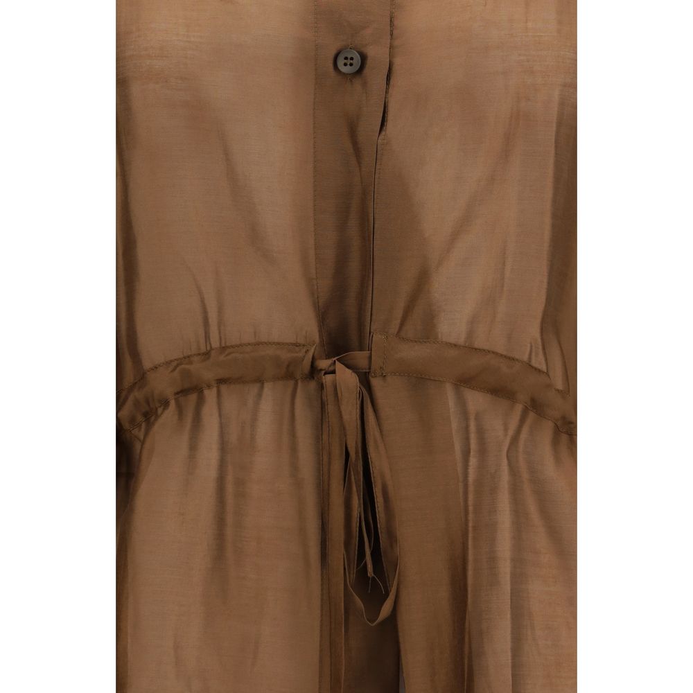 Brown Lyocell Shirt