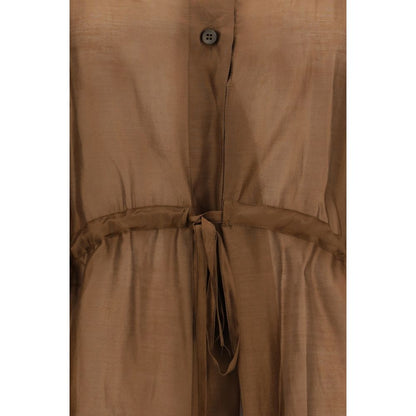 Brown Lyocell Shirt