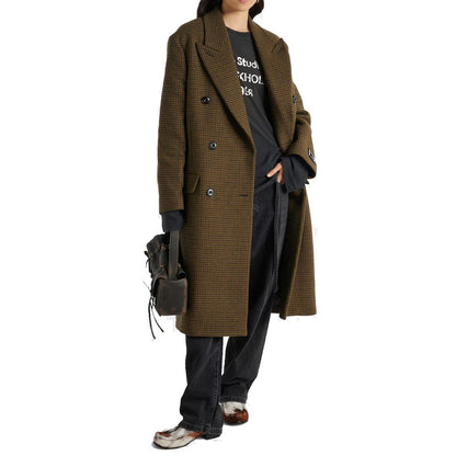 Brown Fibers Coat