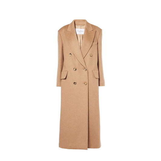 Brown Virgin Wool Coat