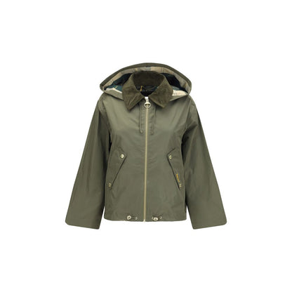 Bicolor Cotton Rain Coat