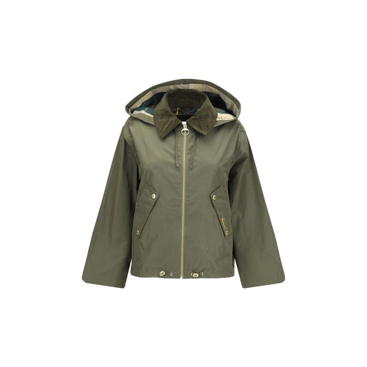 Bicolor Cotton Rain Coat
