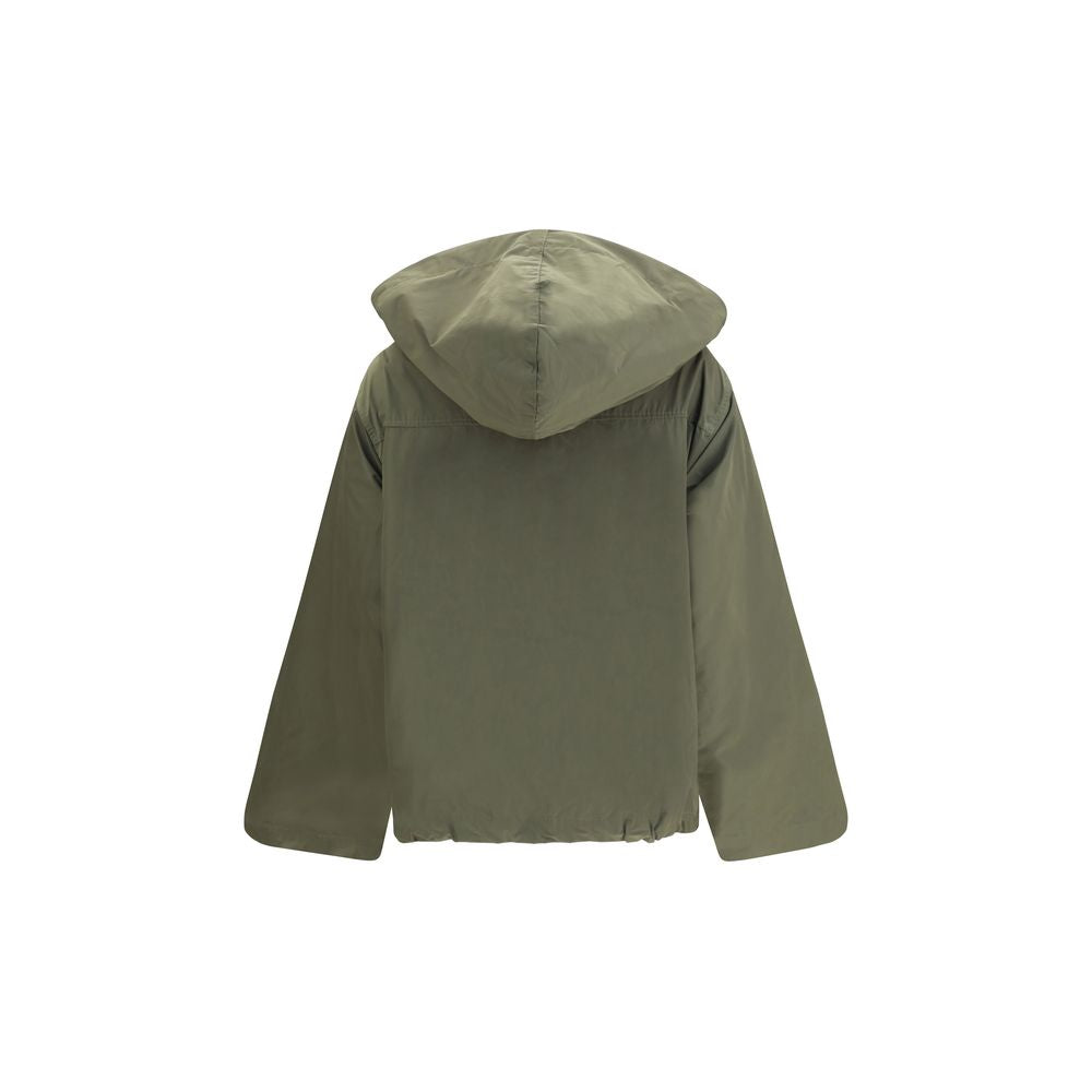 Bicolor Cotton Rain Coat
