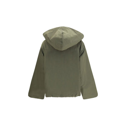 Bicolor Cotton Rain Coat
