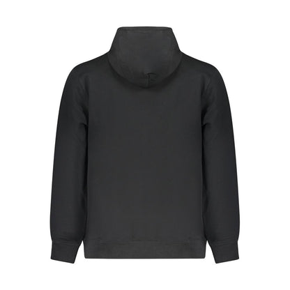 Black Cotton Men's Sweatshirt