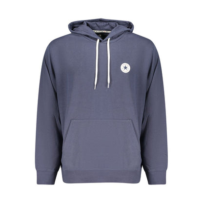 Blue Cotton Men's Hoodie
