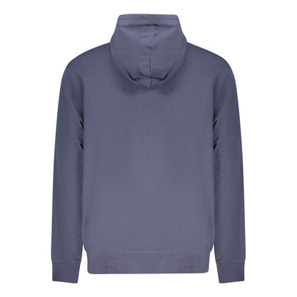 Blue Cotton Men's Hoodie