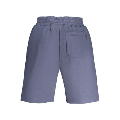 Blue Cotton Men's Sweatpant