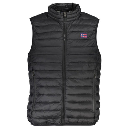 Black Polyamide Men's Jacket