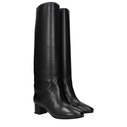 Black Leather Boots