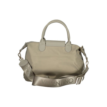 Gray Polyurethane Women's Bag