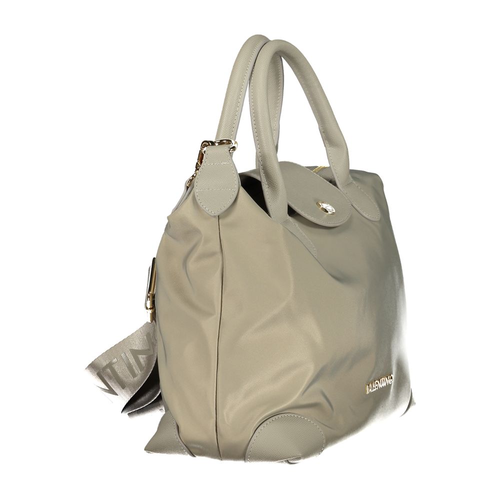 Gray Polyurethane Women's Bag