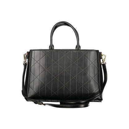 Black Polyurethane Women's Bag