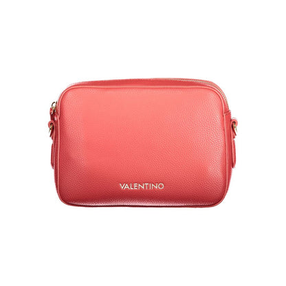 Red Polyurethane Women's Bag