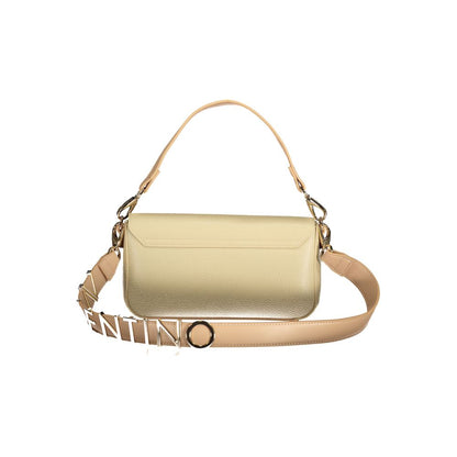 Beige Polyurethane Women's Bag