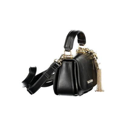 Black Polyurethane Women's Bag