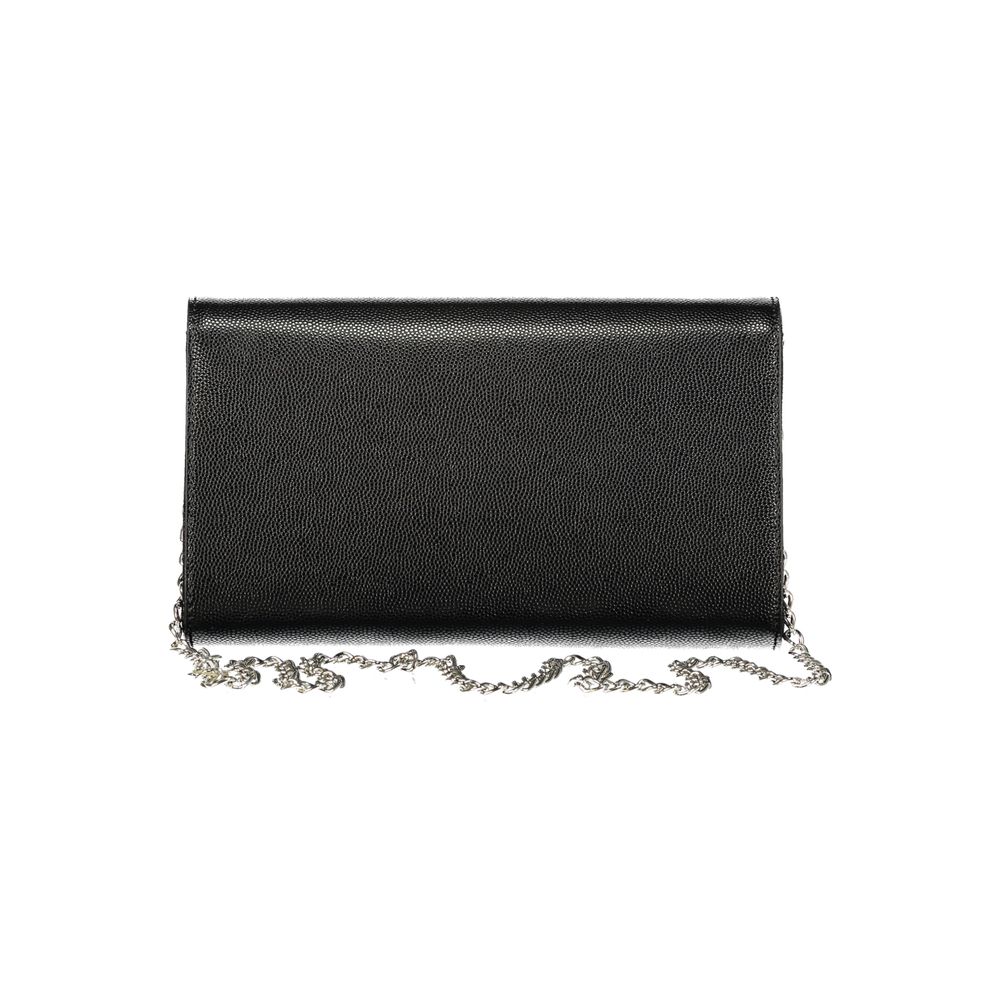 Black Polyurethane Women's Handbag