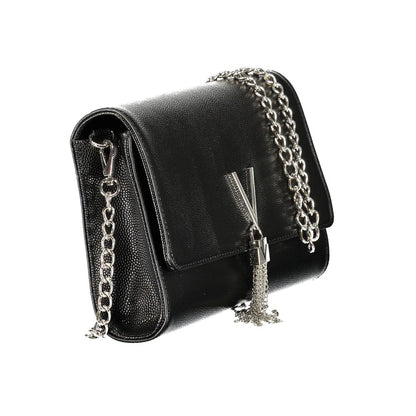 Black Polyurethane Women's Handbag