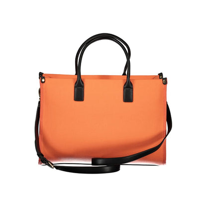 Arancione Poliuretano Donna Borsa