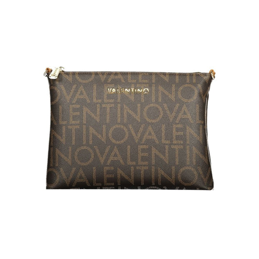 Brown Polyurethane Women's Bag